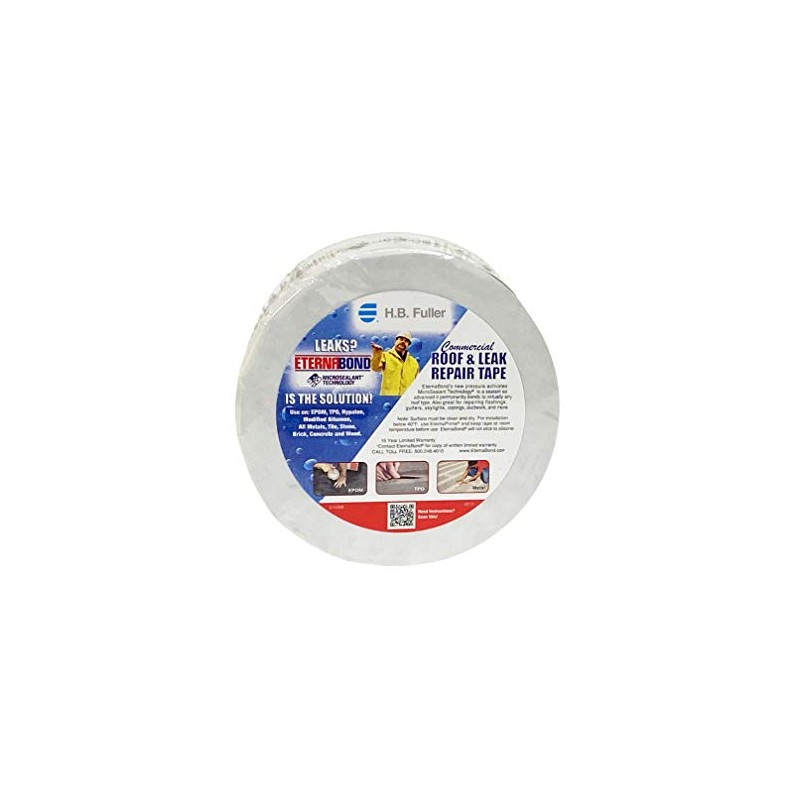 EternaBond EB-RB040-50R Roof Seal, Black, 4 Inch X 50 Feet