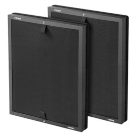 2 Pack HAP602 Replacement Filter for ECOSELF HAP602 HAP602WF Air Cleaner, 3-IN-1 HEP602 Filter with Activated Carbon Filter, High-Efficiency Filtration for Home Office