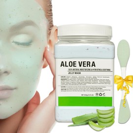 Mascarilla De Gelatina En Polvo Para Faciales, Máscaras De Aloe Vera Jelly Para Faciales Profesionales, Mascarilla Facial De Gelatina, Hidratante,... 