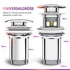 M. ROSENFELD HOME Pop-Up Drain Fitting with Overflow + Universal