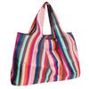 Wrapables Durable and Large Nylon Reusable Shopping Bag (Stripes)