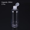 PATIKIL 300ml Squeeze Bottles, 2 Pack Refillable Dispensing Bottles Plastic