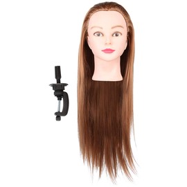 Wig Hair Mannequin Head, Hair Styling Braiding Salon Training Practice Head Model, 70 Cm