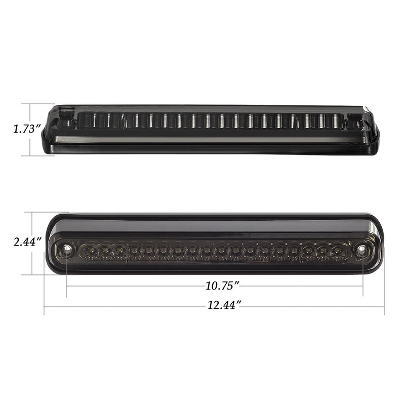 Partsam High Mount Stop Light Third 3rd Brake Light Replacement