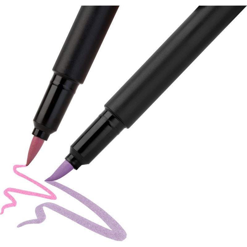 Faber-Castell Black Edition 116453 Felt Tip Pens Set of 6
