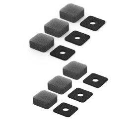 Insta360 X4 /X3 Microphone Cover Noise Reducing Windproof Cotton Windshield Foam Windshield Microphone Sponge 6 Pack