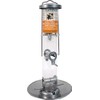 Woodlink NASIL Audubon Silver Tube Wild Bird Feeder with Tray,