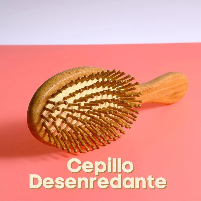 Universidad en linea Cepillo De Bambú Cepillo Madera Natural Biodegradable