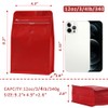 REMTAP Coffee Bags with Valve(100pcs,12oz) Red High Barrier Aluminumed Foil