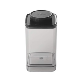 ANKOMN Dial Type Vacuum Storage Container, Turn Seal, UV Protection, Crystal, Translucent (1.2 L), Coffee Beans, Approx. 14.1 oz (400 g), Coffee Powder, Approx. 7.1 oz (200 g), Vacuum, Sealed
