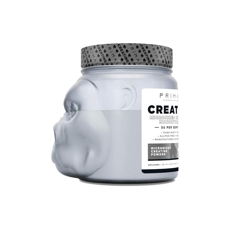 Primal- Creatina Monohidrato Polvo (400 Gramos) Creatina Micronizada Sin Sabor