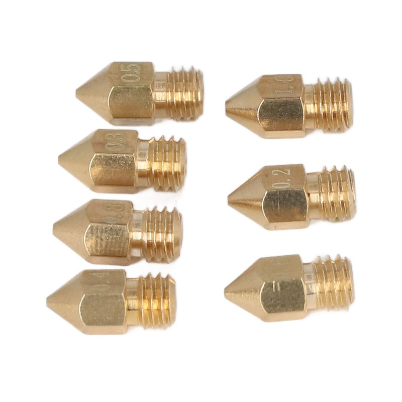 35 Pcs Set 3D Printer Nozzle Cleaning Kit MK8 Brass