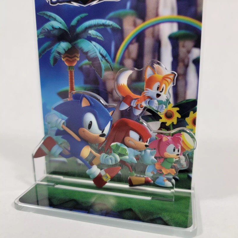 Sonic NEW Sonic Superstars GWP Acrylic Display Stand GameStop SEALED