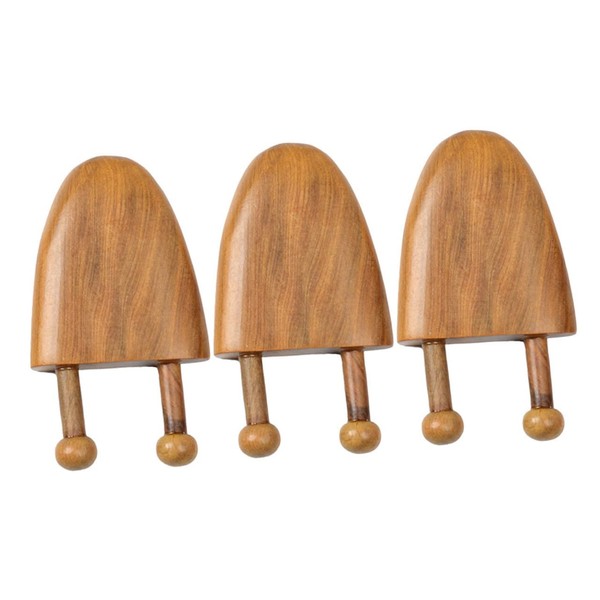 Ipetboom 3Pcs Wood Nose Massagers Face Scraping Massager Tools for