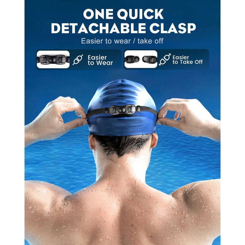 Swim Goggles 2 Pack, Wide View Anti Fog&UV Swimming Goggles