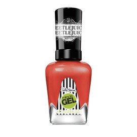 Sally Hansen Miracle Gel™, Beetlejuice Strange and Unusual​, Long Lasting, Gel-Like Formula, No UV Lamp Needed, Red Nail Polish