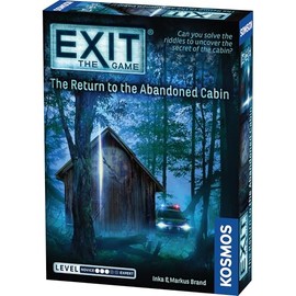 Thames & Kosmos Exit: El Regreso a la Cabina abandonada, Juego de Cartas de Sala de Escape, Juegos Familiares para la Noche de Juego, Juegos de Mesa para Adultos y niños, para 1 a 4 Jugadores, a