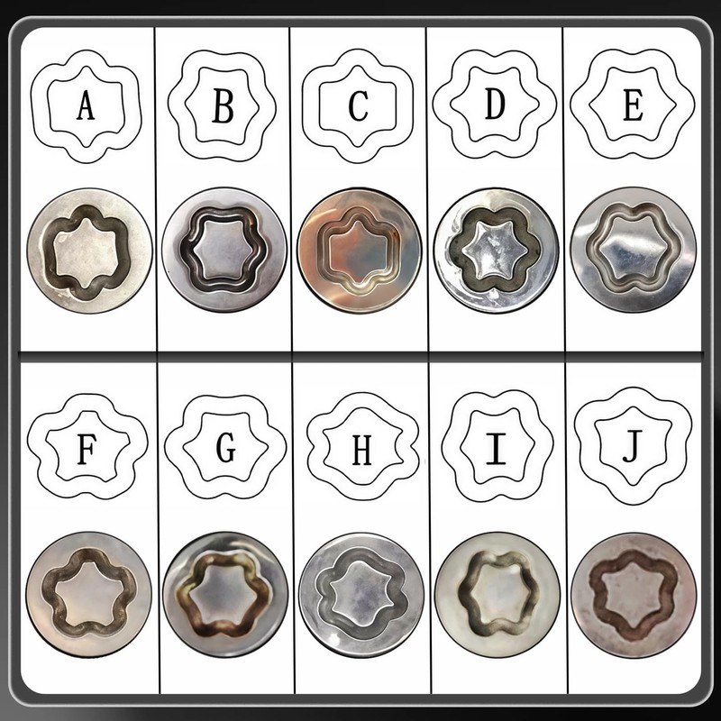 JEUCLEL B-Wheel Locking Nut Key Compatible with Toyota Models, Lexus,