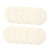 BIUDECO 10pcs Natural Loofah Facial Exfoliating Sponge for Deep Cleansing