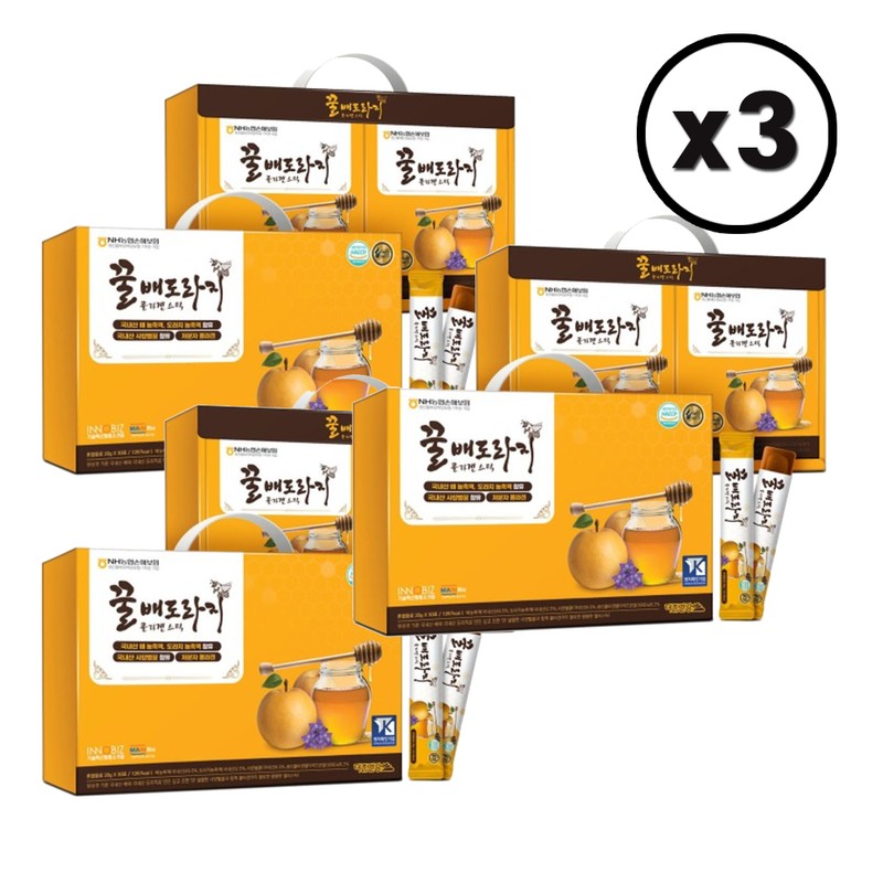 더존건강 DUZON HEALTH Honey Pear Bellflower Collagen Stick 20g x