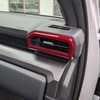 BORUIEN Dark Red Dashboard Air Vent Outlet Cover for Toyota
