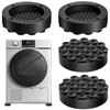 Washing Machine Feet Pad, 4 Pieces Anti-Vibration Mat, Washing Machine Feet, Washing Machine Foot Padding, Non-Slip Mat, Washing Machine Damper, Vibration Damper for Washing Machine Dryer