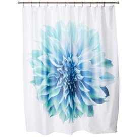 Madison Park Norah Shower Curtain, 72x72, Aqua