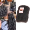Afro 부드럽고 가벼운 아프로 곱슬 벌크 헤어 천연 인모 자연