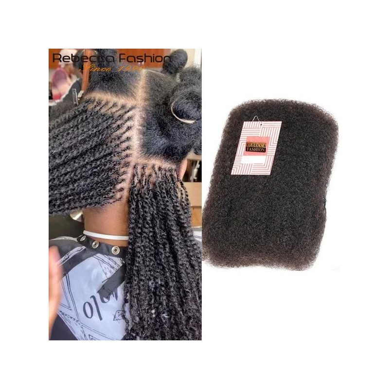 Afro 부드럽고 가벼운 아프로 곱슬 벌크 헤어 천연 인모 자연