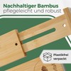Short Wardrobe Drawer Separation System Made of Bamboo (Set of