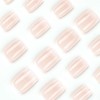YoYoee Press on Nails -Short Fake Nails Square Nude False
