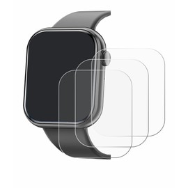 Savvies 6 Pack Screen Protector compatible with Mingtawn Smartwatch 1.85" Protection Film Clear