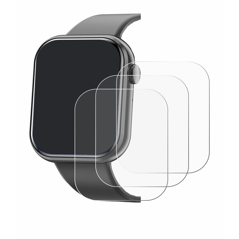 Savvies 6 Pack Screen Protector compatible with Mingtawn Smartwatch 1.85"
