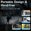 WORKPRO COB Keychain Work Light, Rechargeable Magnetic EDC Keychain Flashlight,