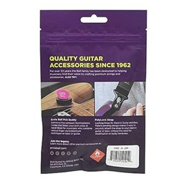 Ernie Ball - Púas para guitarra, celulosa, gruesas, bolsa de 24, colores variados