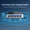Goalake Managed Network Switches 8 Port Gigabit Ethernet LAN Switch,