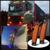 Biqing 10pcs 24V Side Marker Lights Amber,6SMD Trailer Truck Lorry