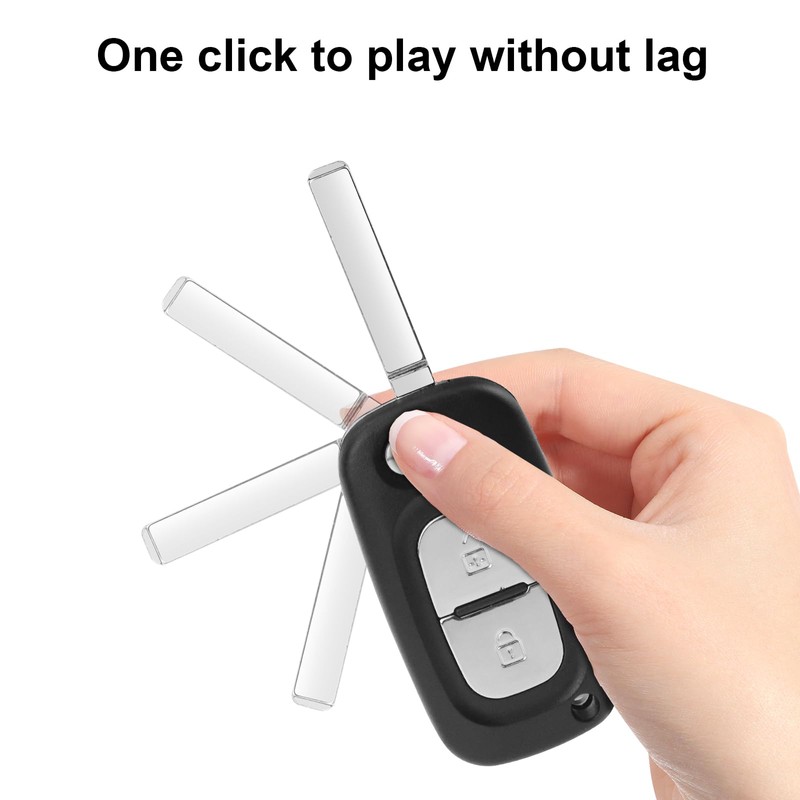 ZIGefofo 2 Button Key Shell Compatible with Renault Kangoo Clio