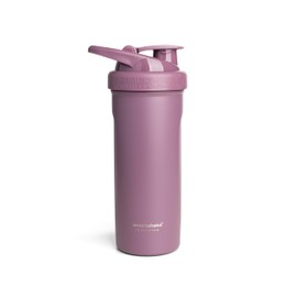 Smartshake Insulated Stainless Steel Blender Shaker Cup for Protein Mixes, Shakes and Pre Workout – 750ml 25oz Double-Walled Vacuum Insulated Water Bottle for Hot & Cold Drinks – BPA-Free (Dusty Plum)