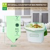 ANECO 100% Compostable Waste Bags 2.6 Gallon (Flat Top Bags,