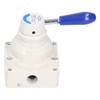 Air Hand Valve Pneumatic Rotary Lever Flow Control 3 Position