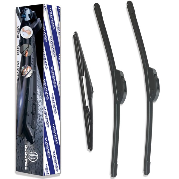 DODOMES 26" + 16" Windshield Wipers with 14" Rear Wiper