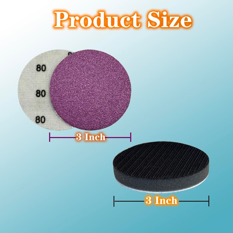 3 Inch 600-5000 Grit Wet Dry Sandpaper, Sanding Disc and