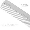 KYVU A1 Handmade 17.2 cm Dual-Tooth Aluminium Comb