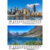 Travel Magic USA DIN A5 Wall Calendar for 2025 Washington