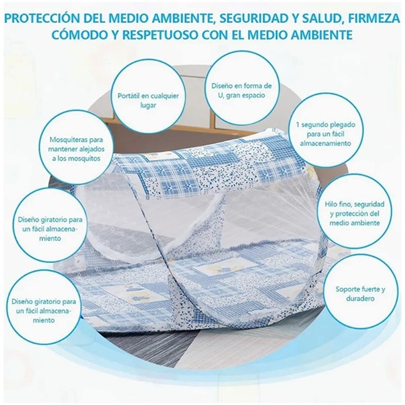 Baby Crib Net Tent, Folding Baby Bed Net Mosquito Net