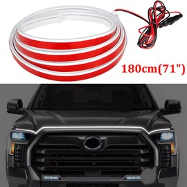 KEEPDSGN For Toyota Tundra 71" Car Hood Light LED Strip Lights DRL White Lamp Flexible