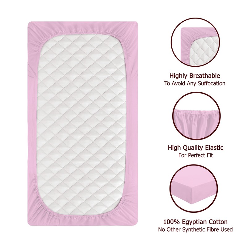 Next To Me Compatible Crib Fitted Sheets 3Pcs Set (83-85