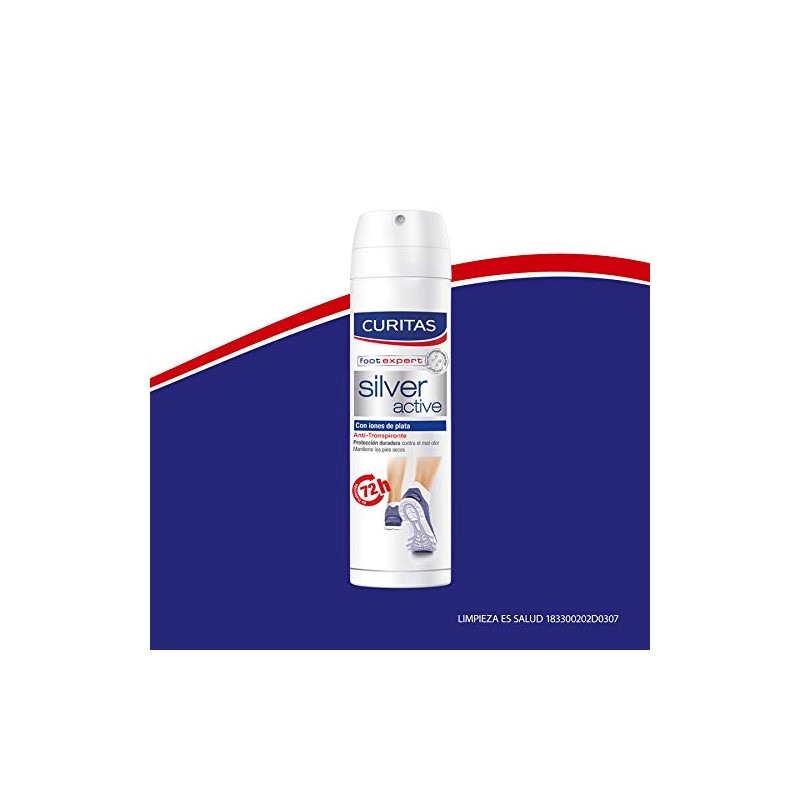 Curitas Fresh Active 2 En 1 Desodorante Spray Para Pies