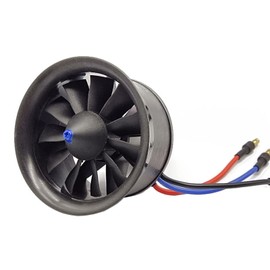 50mm EDF 4900KV 3S Maximum thrust770g,Brushless Motor, Applicable to RC Jet Aircraft